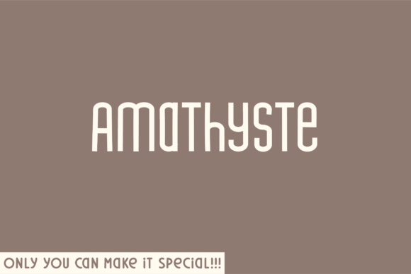 Amathyste Font Review: A Modern Sans Serif Display
