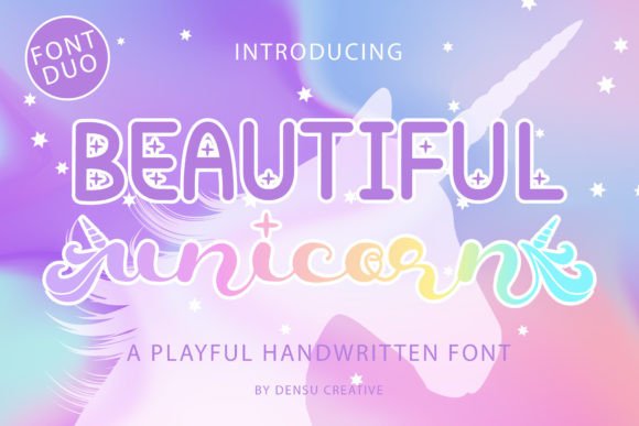 Beautiful Unicorn Font Review: A Playful Script Duo