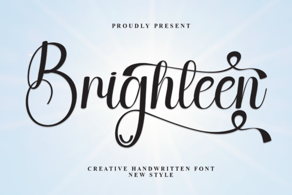 Brighteen: A Sweet Handwritten Display Font for Modern Web Design
