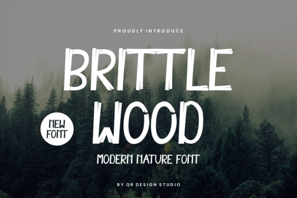 Brittle Wood Font for Authentic Brand Storytelling