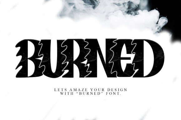 Burned: The Striking Blackletter Typeface for Bold Brand Identity