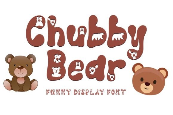 Chubby Bear: The Cute Display Font for Cozy Brand Identity