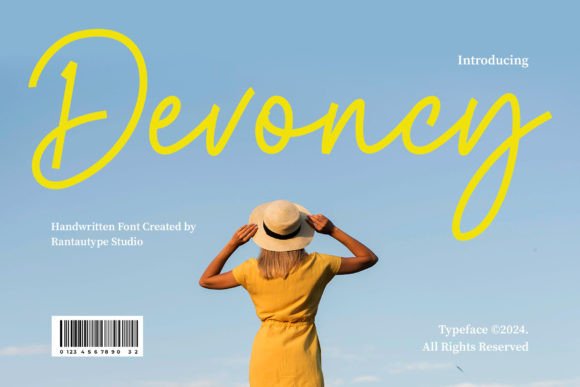 Devoncy: A Stiff-Tip Handwritten Font for Chic Branding