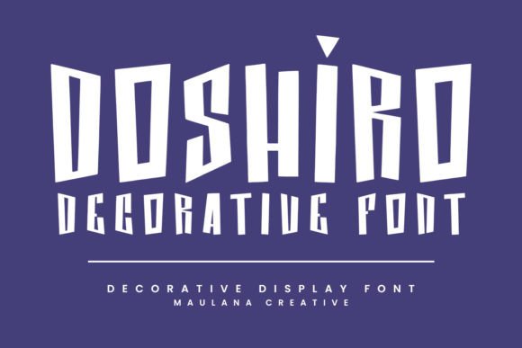 Doshiro: The Playful Comic Display Font for Bold Branding
