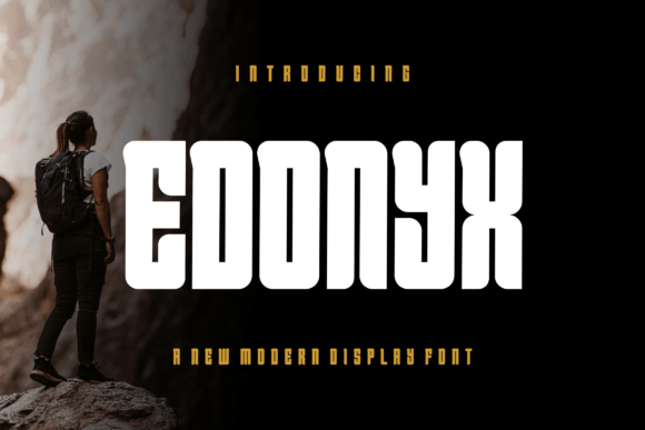 Edonyx Font Review for Bold Branding and Merch
