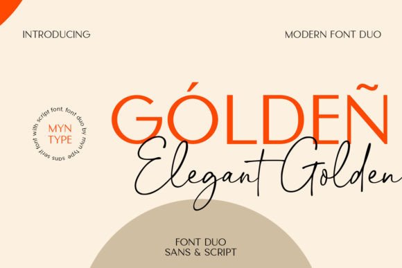 Elegant Golden - Duo: A Versatile Font Pairing for Modern Web Design