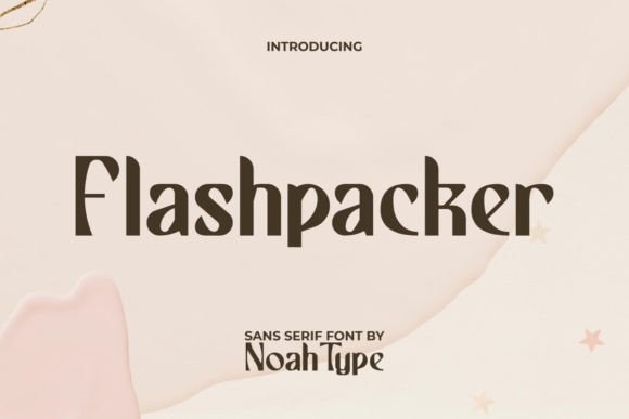 Flashpacker Typeface: Elevating Editorial Design with Unique Curved Typography