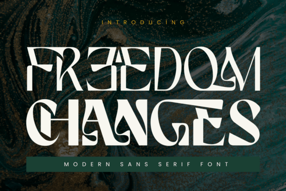 Freedom Changes Font Review for Luxury Brand Campaigns