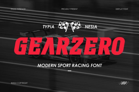Gearzero: The Modern Sport Racing Italic Font for High-Impact Branding