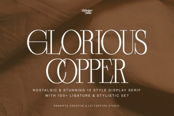 Glorious Copper: The Vintage Serif for High-Impact Campaigns