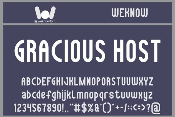 Gracious Host Typeface Review for Handmade Branding