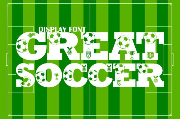 Great Soccer: A Fun Decorative Display Font for Branding