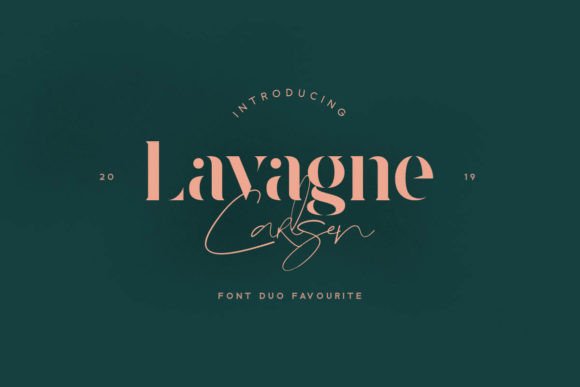 Lavagne Carlsen Display Typeface for Modern Web Design