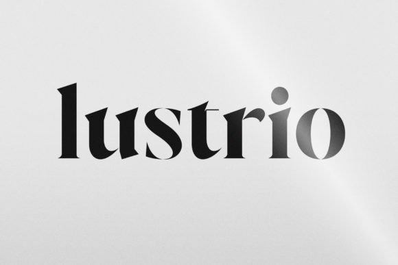Lustrio Typeface Review for Boutique Packaging and Editorial Design