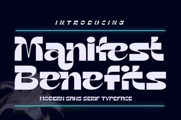 Manifest Benefits Font Review for Bold Campaign Design
