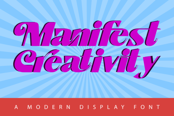 Manifest Creativity Font Review: Bold Design Potential