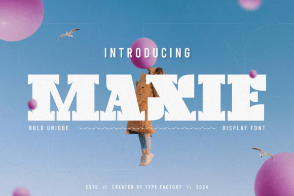 Maxie Typeface: A Bold Display Serif for Modern Branding