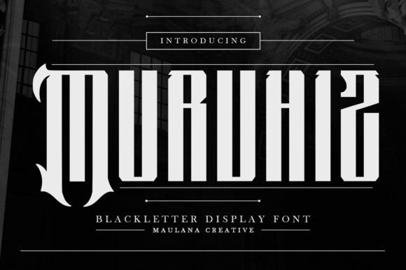 Murvhiz: The Ultimate Blackletter Display Font for Bold Designs