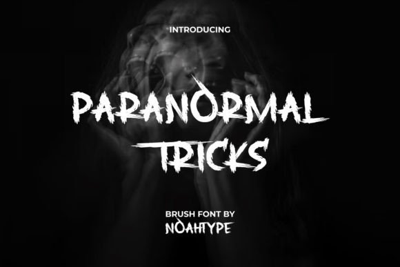 Paranormal Tricks Typeface for Spooky Handmade Designs