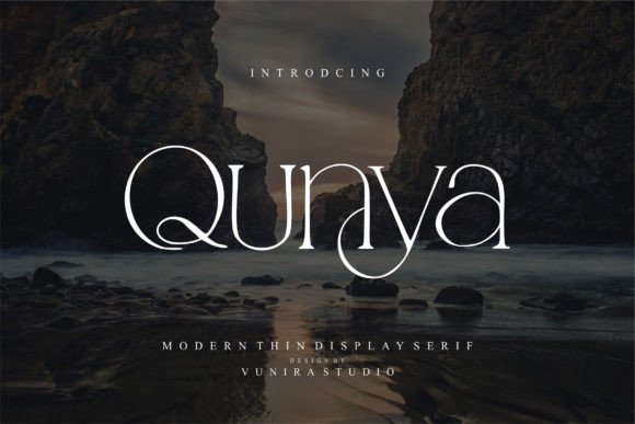 Qunya: The Display Serif for Elegant Campaign Design