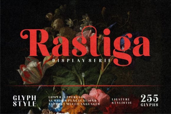 Rastiga Display Serif Font for Bold Web Headers