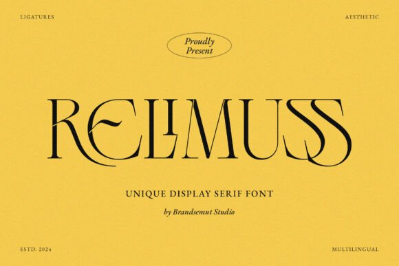 Relimuss Display Serif Font for Professional Branding