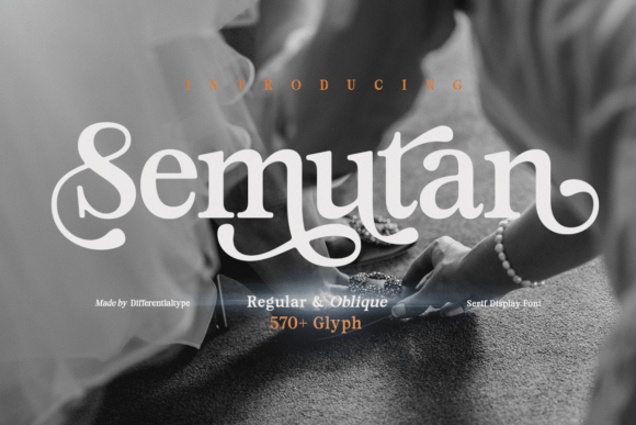 Semutan: The Elegant Serif Typeface for High-Impact Campaigns
