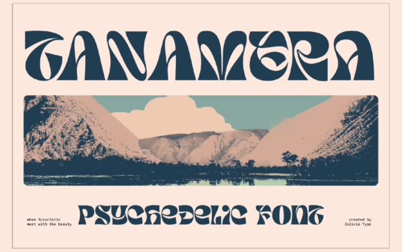 Tanamera Display Font for Retro Branding