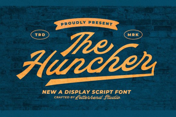 The Huncher: A Premium Display Script Font for Modern Brand Identity